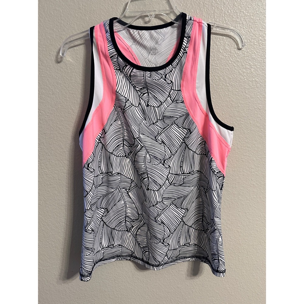 TAIL Women's Sleeveless Golf Tennis Athletic Tank Top Black White Pink Large